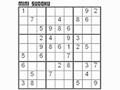 Mini Sudoku igrati online